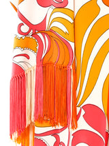 Psychedelic Print Keyhole Maxi Dress Dress arcadeshops.com