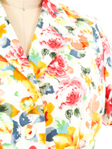Christian Dior Floral Short Sleeve Jacket Jacket arcadeshops.com