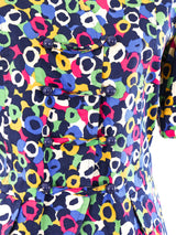 Yves Saint Laurent Abstract Printed Skirt Ensemble Suit arcadeshops.com