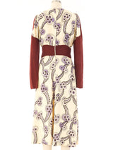 Ossie Clark Celia Birtwell Printed Crepe Dress Dress arcadeshops.com