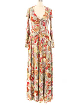 Holly's Harp Floral Knit Maxi Dress Dress arcadeshops.com