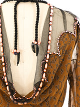 Zandra Rhodes Printed Chiffon Maxi Dress Dress arcadeshops.com