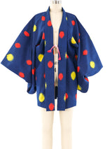 Ikat Dot Haori Kimono Jacket arcadeshops.com