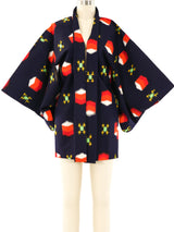 Graphic Ikat Haori Kimono Jacket arcadeshops.com