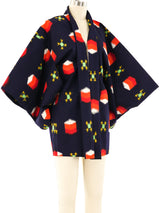 Graphic Ikat Haori Kimono Jacket arcadeshops.com
