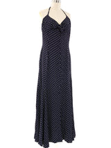 Thierry Mugler Star Print Halter Dress Dress arcadeshops.com