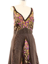 Ted Lapidus Scarf Print Tank Dress Dress arcadeshops.com