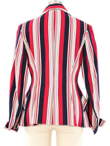 Thierry Mugler Striped Blazer Jacket arcadeshops.com