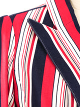 Thierry Mugler Striped Blazer Jacket arcadeshops.com