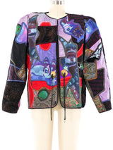 Judith Roberts Art to Wear Patchwork Jacket Jacket arcadeshops.com