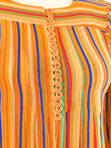 Jeff Banks Ribbon Striped Blouse Top arcadeshops.com