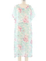 Floral Printed Chiffon Dress Ensemble Dress arcadeshops.com