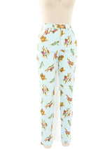 Gianni Versace Monkey Printed Jeans Bottom arcadeshops.com