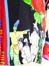 Gianni Versace Venetian Mask Printed Shirt Top arcadeshops.com