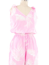 Leaf Printed Jumpsuit Jumpsuit arcadeshops.com