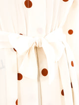 Balenciaga Dot Printed Silk Dress Dress arcadeshops.com