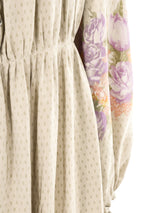 Ted Lapidus Mixed Print Silk Dress Dress arcadeshops.com
