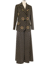 Mr. Dino Printed Palazzo Suit Suit arcadeshops.com