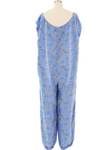 Christian Dior Floral Printed Harem Jumpsuit Jumpsuit arcadeshops.com