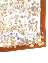 Gucci Flora Printed Silk Scarf Accessory arcadeshops.com