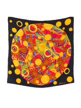 Celine Equestrian Printed Silk Scarf Accessory arcadeshops.com