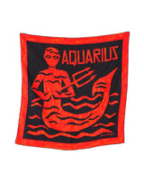 Pauline Trigere Aquarius Printed Silk Scarf Accessory arcadeshops.com