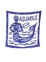 Pauline Trigere Aquarius Printed Silk Scarf Accessory arcadeshops.com
