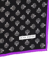 Jean Patou Mixed Print Silk Scarf Accessory arcadeshops.com