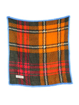 Yves Saint Laurent Oversized Plaid Wool Scarf Accessory arcadeshops.com