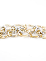 Mixed Metal Chain Necklace Accessory arcadeshops.com