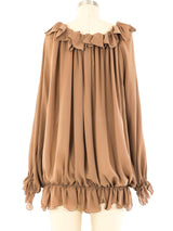 Fabrice Chiffon Blouson Top Top arcadeshops.com