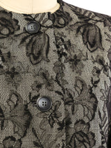 Bill Blass Lace Trimmed Jacket Jacket arcadeshops.com