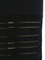 Herve Leger Striped Knit Maxi Skirt Bottom arcadeshops.com