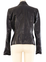 Christian Dior Leather Blazer Jacket arcadeshops.com