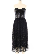 Giorgio di Sant'Angelo Sequin Embellished Strapless Dress Dress arcadeshops.com