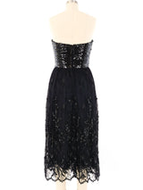 Giorgio di Sant'Angelo Sequin Embellished Strapless Dress Dress arcadeshops.com