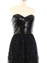 Giorgio di Sant'Angelo Sequin Embellished Strapless Dress Dress arcadeshops.com