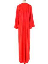 Halston IV Red Jersey Caftan Dress arcadeshops.com