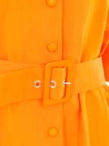 Thierry Mugler Marigold Belted Dress Dress arcadeshops.com