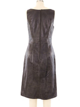 Thierry Mugler Embossed Leather Tank Dress Dress arcadeshops.com