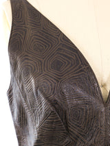 Thierry Mugler Embossed Leather Tank Dress Dress arcadeshops.com