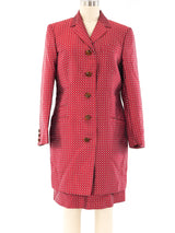 Gianni Versace Diamond Brocade Halter Dress Ensemble Suit arcadeshops.com