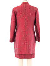 Gianni Versace Diamond Brocade Halter Dress Ensemble Suit arcadeshops.com