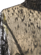 Alaia Sheer Lace Fit and Flare Dress Dress arcadeshops.com