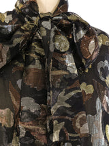 Koos Van Den Akker Metallic Blouse Top arcadeshops.com