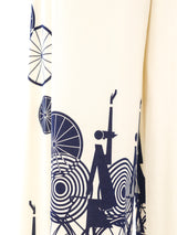 Paganne Bicycle Wheel Printed Ensemble Suit arcadeshops.com