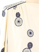 Paganne Bicycle Wheel Printed Ensemble Suit arcadeshops.com