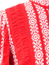 Bill Tice Seersucker Striped Caftan Dress arcadeshops.com