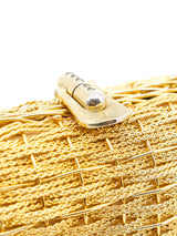 Koret Gold Woven Chainlink Clutch Accessory arcadeshops.com