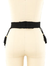 Crochet Tassel Fringed Waist Belt Accessory arcadeshops.com